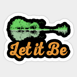 Let It Be Sticker